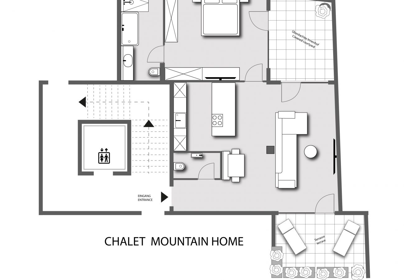 Appartement in Kirchberg in Tirol - Chalet Mountain Home T4
