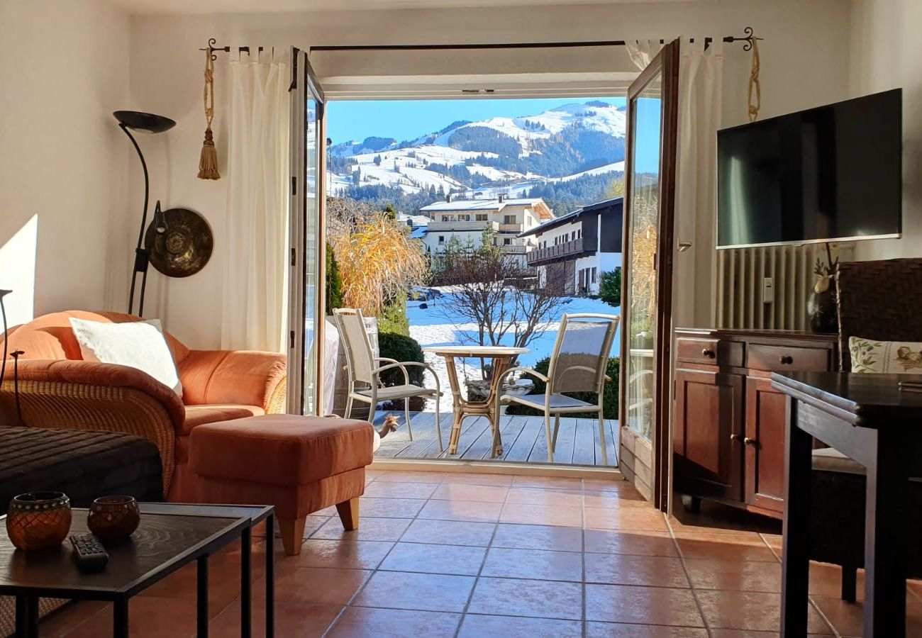 Studio in Kirchberg in Tirol - Bergblick with sauna