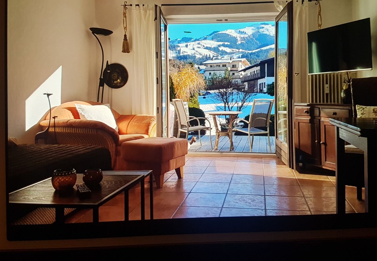 Studio in Kirchberg in Tirol - Bergblick with sauna