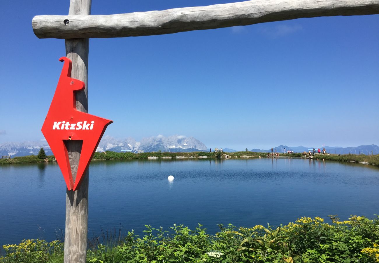 Studio in Kirchberg in Tirol - Bergblick with private sauna